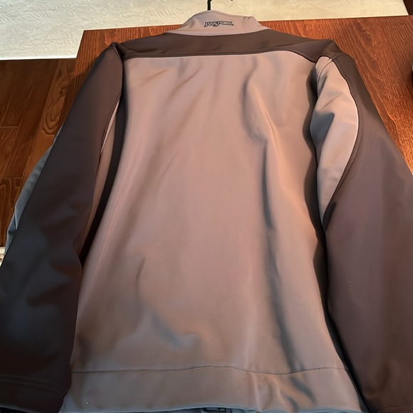 Jansport Jacket Mock Turtleneck Full Zippered Men’s 2XL Black and Gray - Picture 5 of 6